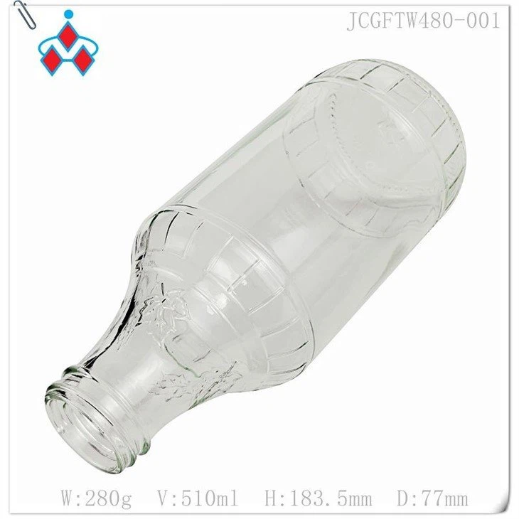 Glass drinks bottle factory