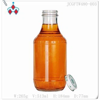 Szklane butelki na napoje węglanowe