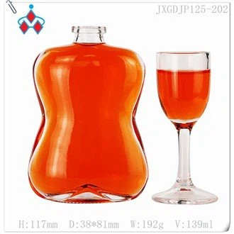 Mini unikalna szklana butelka