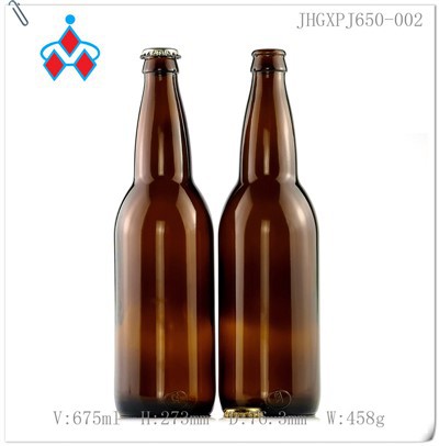 Butelka z piwem bursztynowym 650 ml